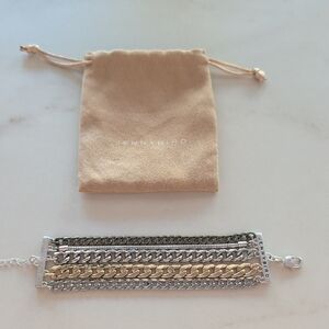 Jenny Bird Elegant Two-Tone Chain Bracelet